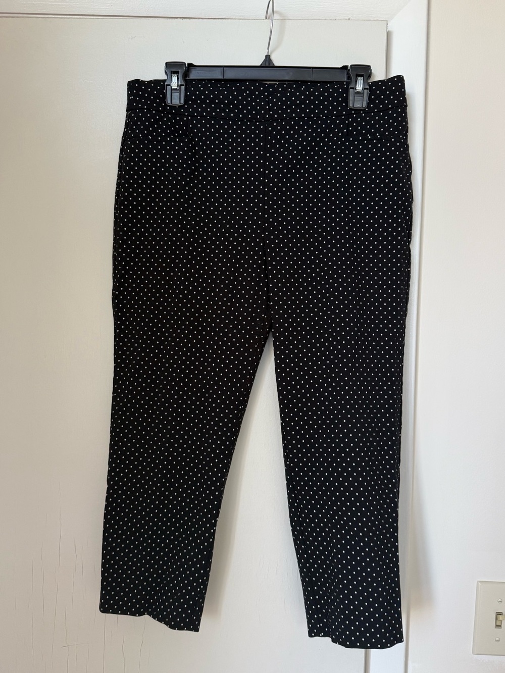 Chico's Black Pants with White Polka Dots - Size 1.5 (8/10)